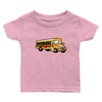 Discover School Bus Baby T-shirts