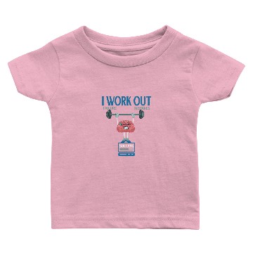 Discover I Work Out Growth Mindset - Positive Thinking Baby T-shirts