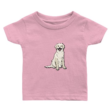 Discover GOLDEN RETRIEVER WITH MUSTACHE Baby T-shirts