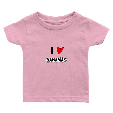 Discover I love Bahamas Baby T-shirts