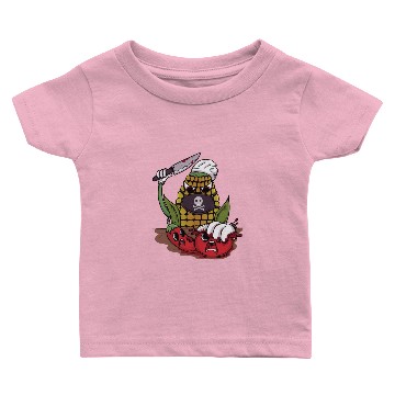 Discover Vegan vegetable butcher corn tomato pepper gift Baby T-shirts