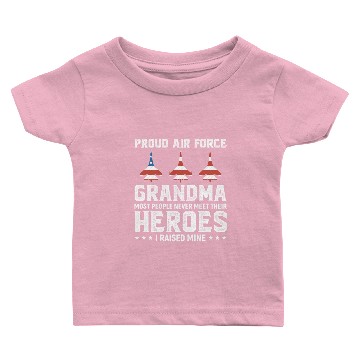 Discover Proud Air Force Grandma Baby T-shirts