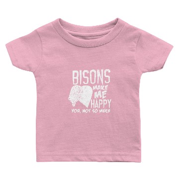 Discover Bisons Happiness Baby T-shirts