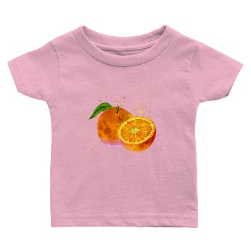 Discover Moon Orange Baby T-shirts