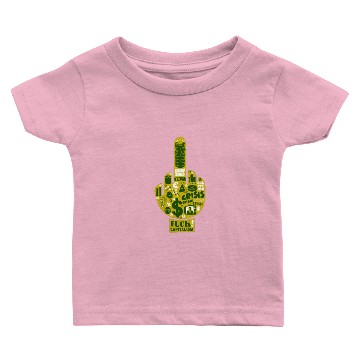 Discover Fuck Capitalism funny Baby T-shirts