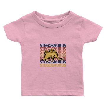 Discover Stegosaurus Dinosaur Dino Baby T-shirts