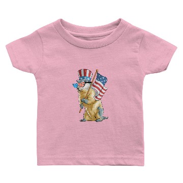 Discover Merica Groundhog Baby T-shirts