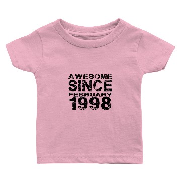 Discover 21st Birthday Gift Baby T-shirts Born In February 1998