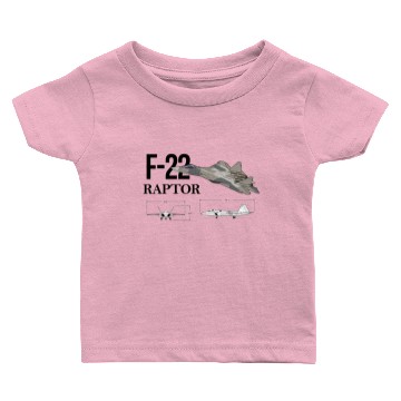Discover lockheed martin F-22 Raptor Baby T-shirts