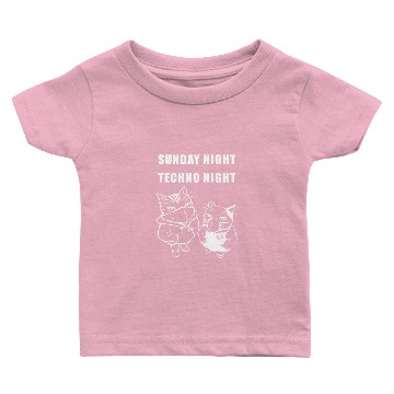 Discover sunday night techno night Baby T-shirts