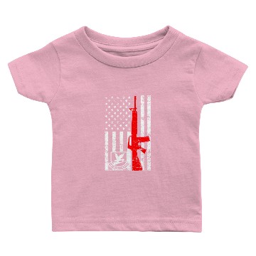 Discover Air Force Security Forces Defensor Fortis flag Baby T-shirts