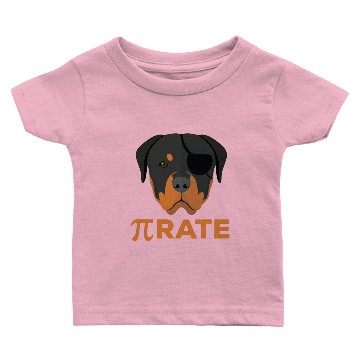 Discover Pirate Rottweiler Gift Baby T-shirts