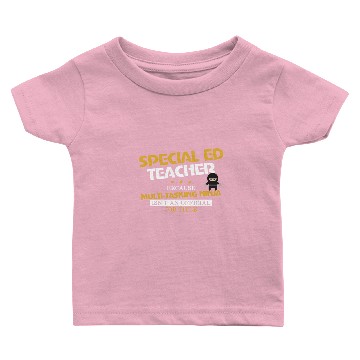 Discover Special Education Multi Tasking Ninja Baby T-shirts