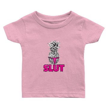 Discover Pineapple slut - Funny, Ironic, Sarcastic Baby T-shirts