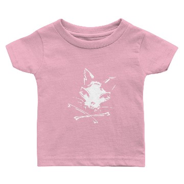 Discover Cat skull and crossbones Baby T-shirts