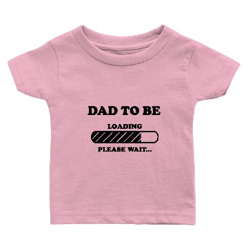 Discover Black Dad To Be Baby T-shirts