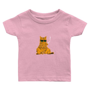 Discover Cat Smoking Shisha Baby T-shirts