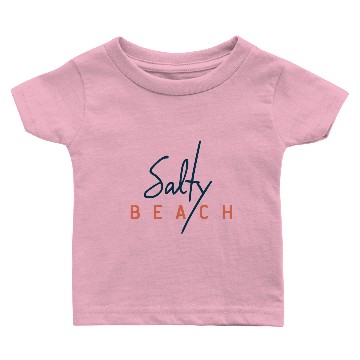 Discover Salty Beach Baby T-shirts