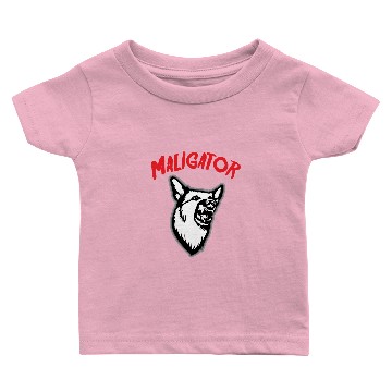 Discover Maligator Belgian Malinois Dog Lover Animal Baby T-shirts