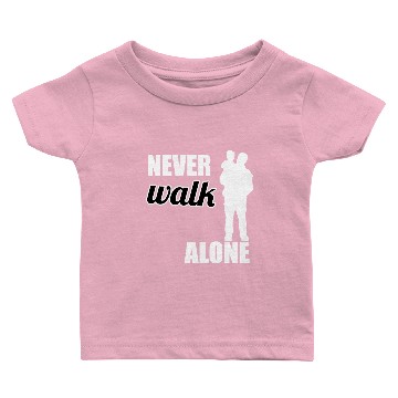 Discover Father and Son - never walk alone gift present Baby T-shirts