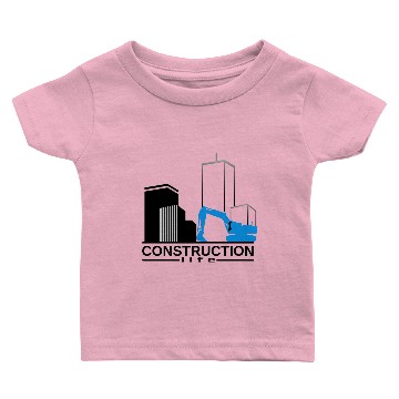 Discover Construction Life Baby T-shirts