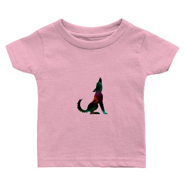 Discover Galaxy Wolf Baby T-shirts