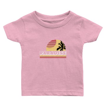 Discover Paradise Sunset Resort Baby T-shirts