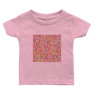 Discover Living Coral Pattern Baby T-shirts
