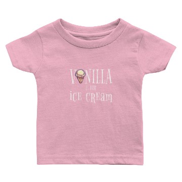 Discover Vanilla Ice Cream Baby T-shirts