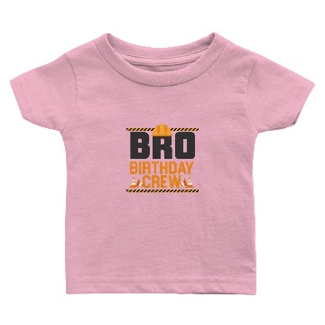 Discover Birthday Crew Construction Site Party Construction Baby T-shirts