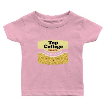 Discover Top College Cuisine Baby T-shirts