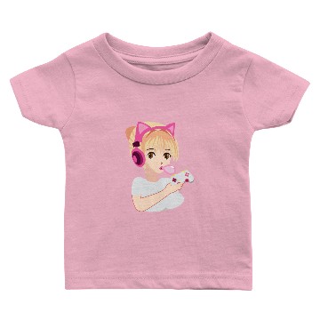 Discover Typical Gamer Girl Gaming Controller Nerd Gift Baby T-shirts