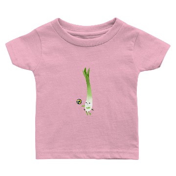 Discover Spring onion plays volleyball Baby T-shirts