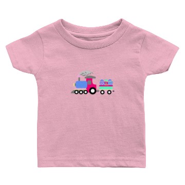 Discover Happy Easter Train Easter Eggs Cute for Kid Boy Baby T-shirts