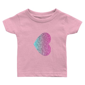 Discover So pretty- sparkly pink & light blue! Baby T-shirts