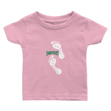 Discover Barefoot Foot Print - Foot Steps Baby T-shirts