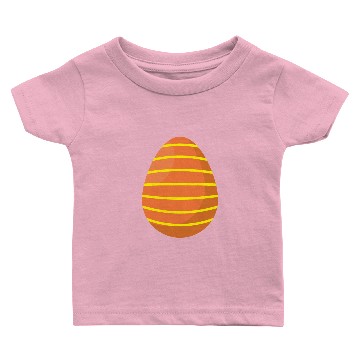 Discover Orange Easter Egg Baby T-shirts