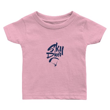 Discover Skydive Skydiver Sky Dive Skydiving Tandem Baby T-shirts