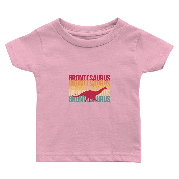 Discover Brontosaurus 70s Design Baby T-shirts