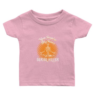 Discover Serial Killer Skeleton Skull Gift Baby T-shirts