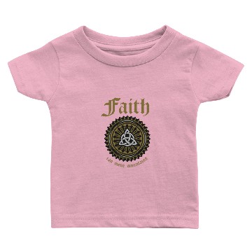 Discover Faith Can Move Mountains Baby T-shirts