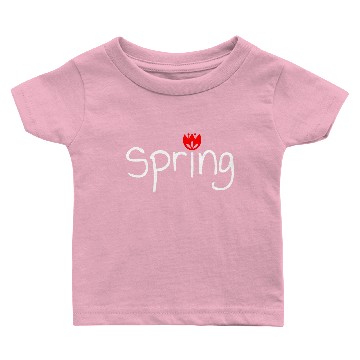 Discover Spring Tulip Flower Baby T-shirts
