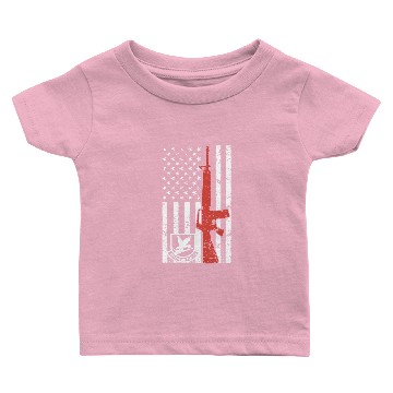 Discover AIR FORCE SECURITY FORCES GUN Baby T-shirts