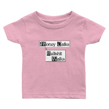 Discover Money Talks Baby T-shirts