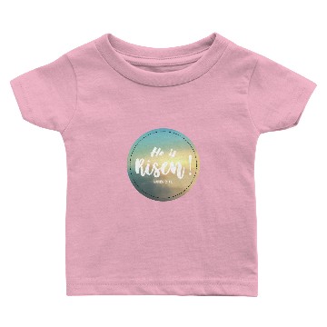 Discover He is Risen, Easter Baby T-shirts