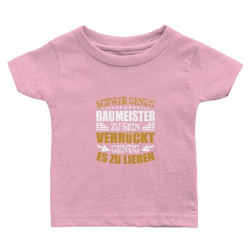 Discover Construction Worker Baby T-shirts