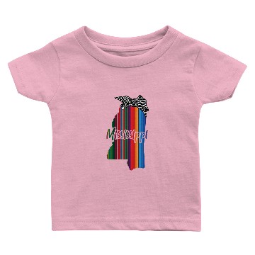 Discover Mississippi Country Rainbow Baby T-shirts