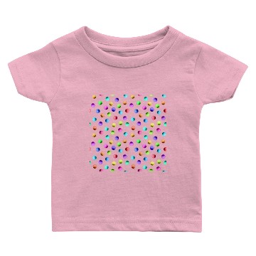 Discover Rainbow Polka Dots! Baby T-shirts