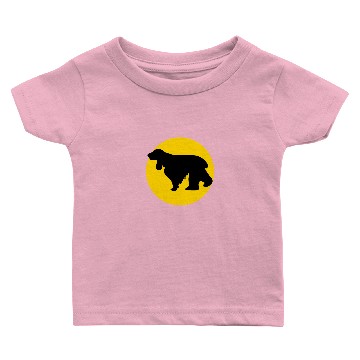 Discover cocker spaniel and moon Baby T-shirts
