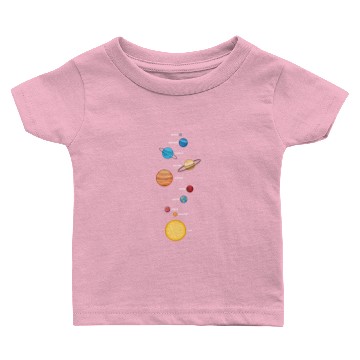 Discover Solar System Baby T-shirts